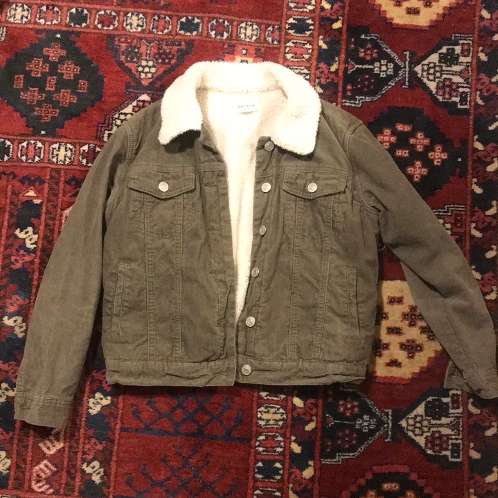 PacSun Corduroy Sherpa lined jacket